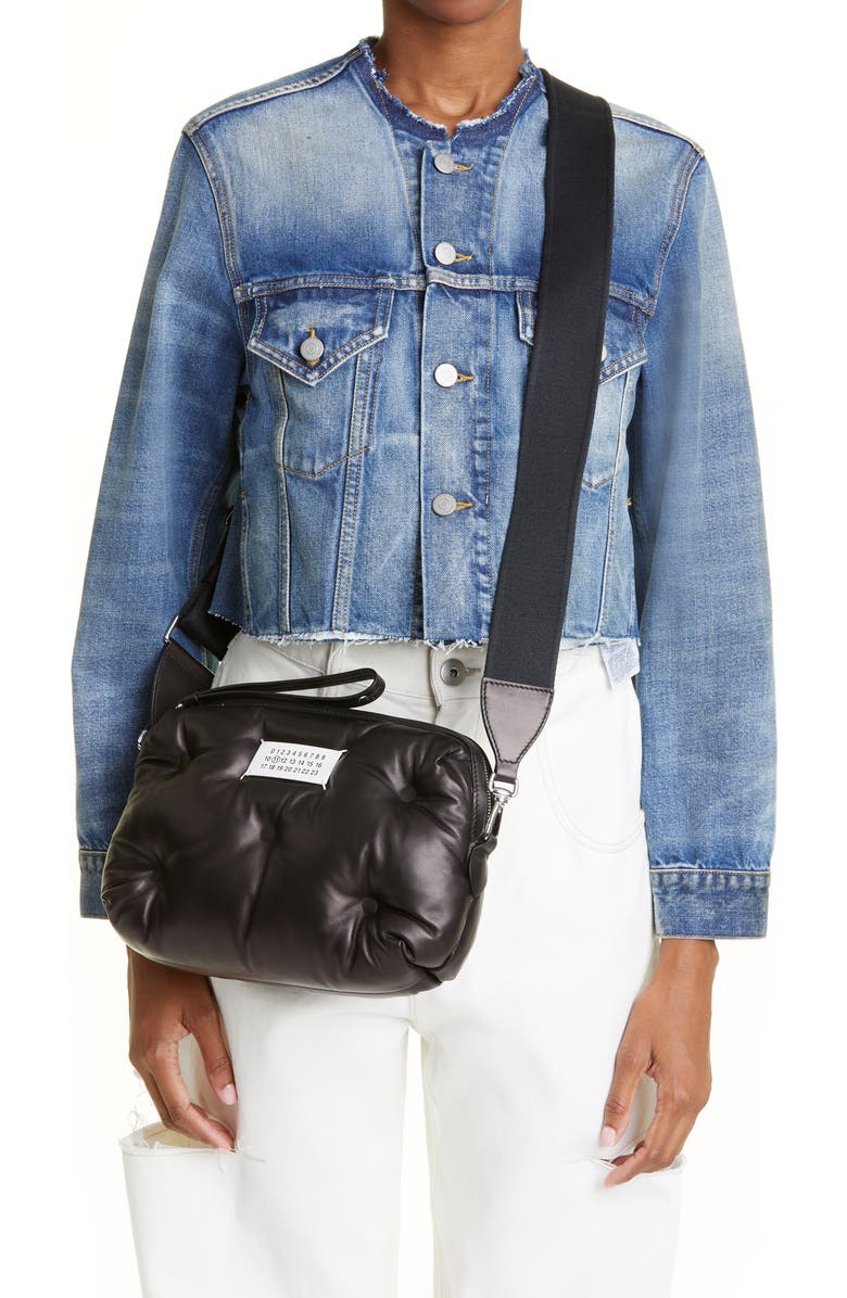 Maison Margiela Glam Slam Leather Crossbody Bag, Alternate, color,