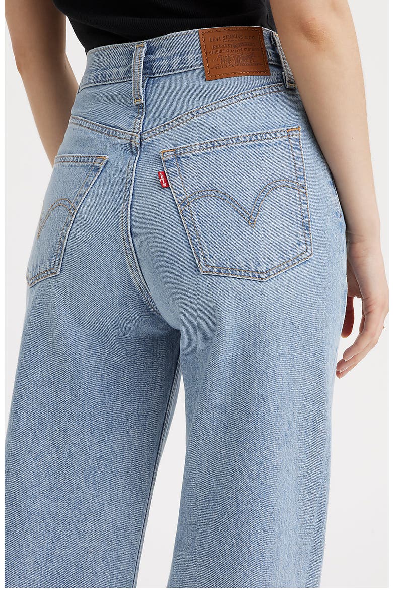 Ribcage High Waist Wide Leg Jeans, Alternate, color, FAR AND WIDE