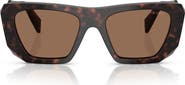 Prada 53mm Square Sunglasses