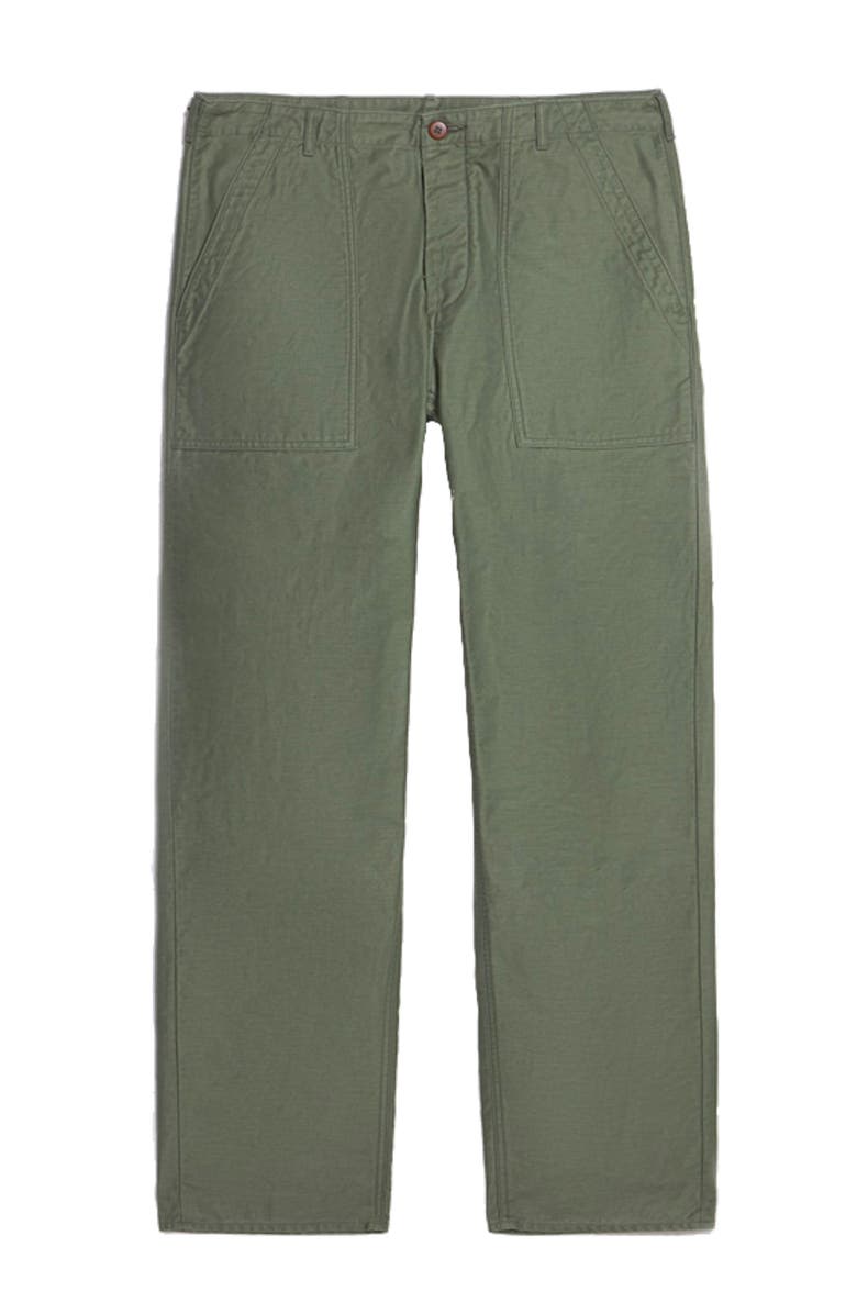 Fortela Newfatigue Satin Pocket Trousers, Main, color, Green