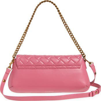 Long Kensington Quilted Leather Shoulder Bag