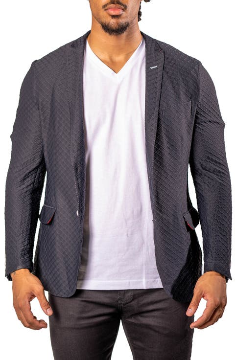 Unconstructed Stretch Black Blazer