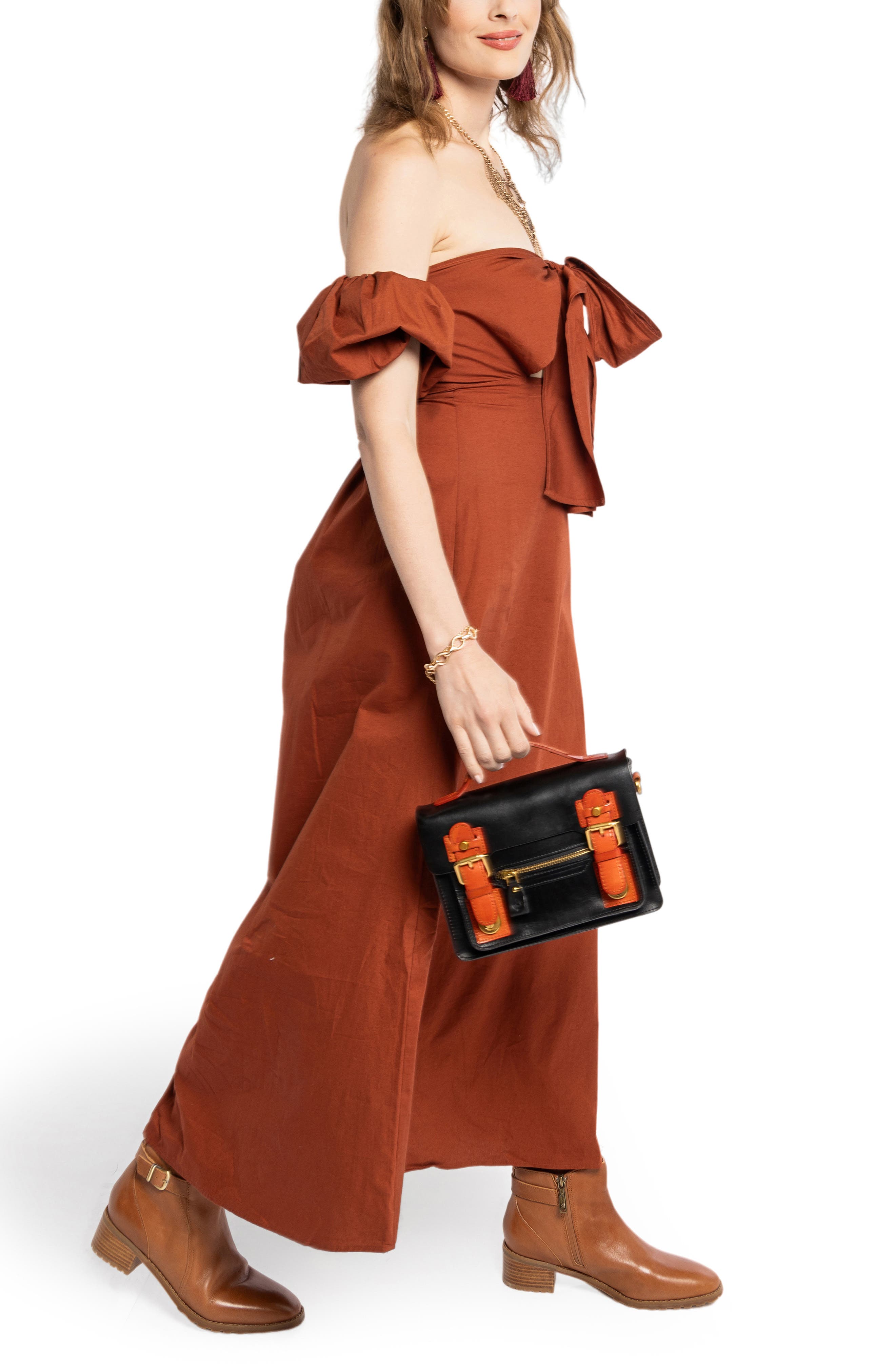 OLD TREND Aster Mini Leather Satchel, Alternate, color, Black