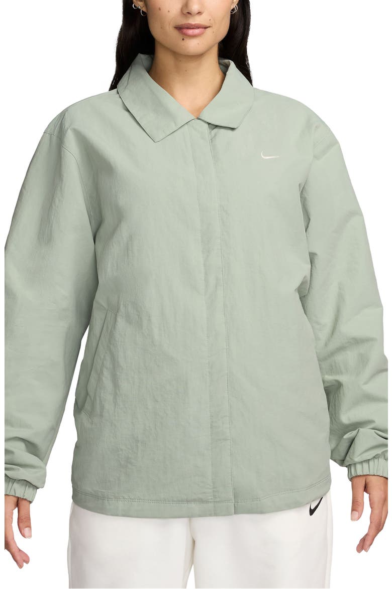 Sportswear Essential Water Repellent Oversize Jacket, Main, color, JADE HORIZON/ SAIL