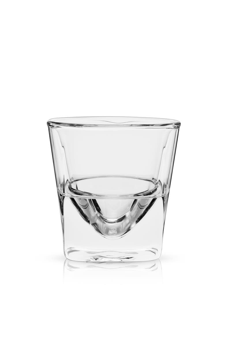 Viski Glacier Double Walled Chilling Whiskey Glass, Main, color, Clear