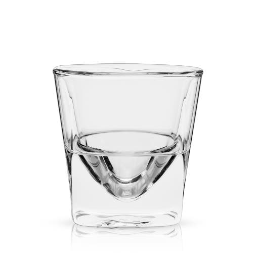 Viski Glacier Double Walled Chilling Whiskey Glass In Clear