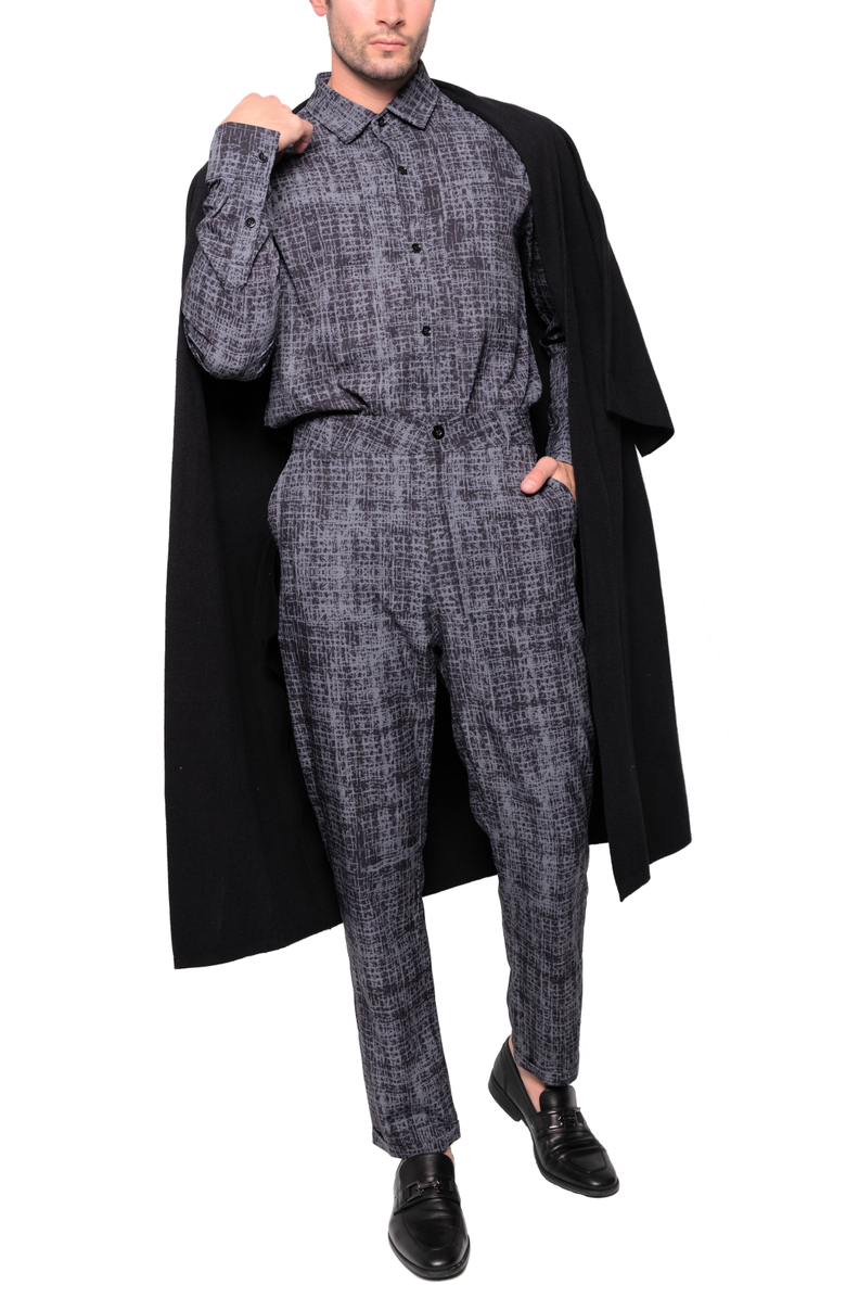 Dai Moda Buya Open Sweater Duster, Alternate, color, Black