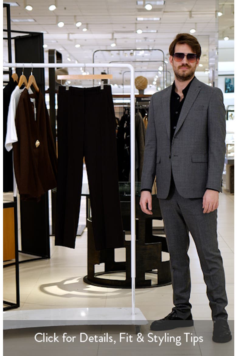 Straight Leg Suit Trousers video