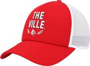 adidas Men's adidas Red Louisville Cardinals Phrase Foam Front Trucker Adjustable Hat