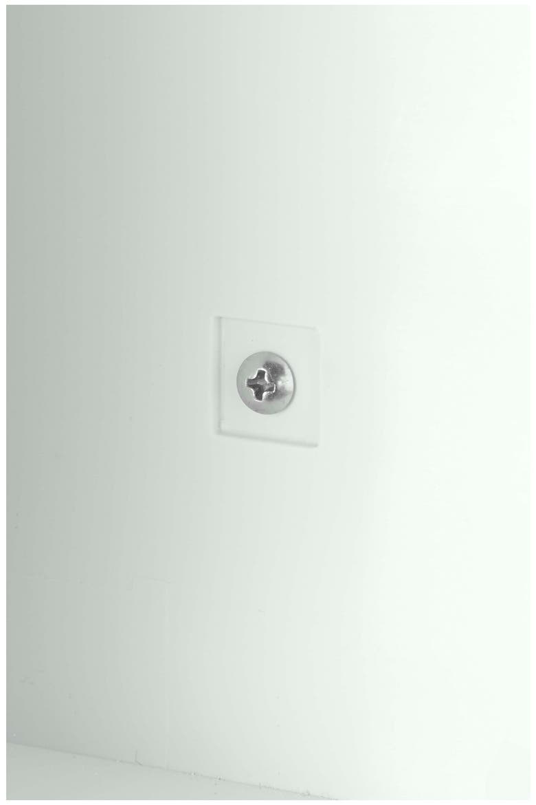 Wall Mounted Storage & Trash Bin, Alternate, color, WHITE