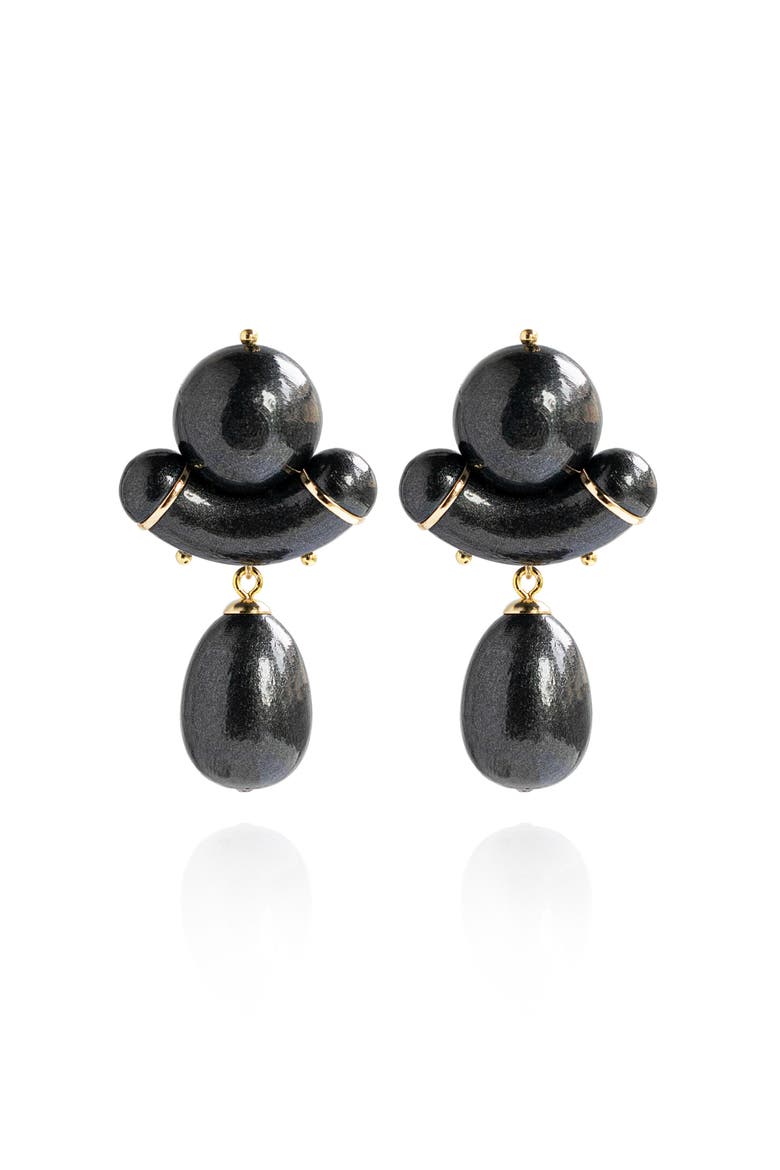 Aria Earrings, Main, color, Phantom Black