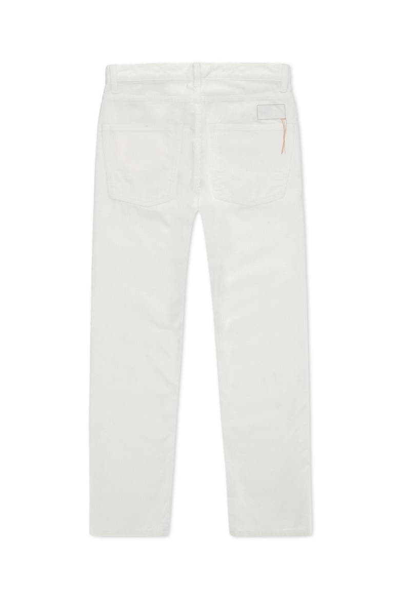 Corduroy Five Pocket Trousers, Alternate, color, Ecru