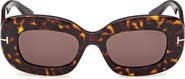 TOM FORD Islay 50mm Small Rectangular Sunglasses