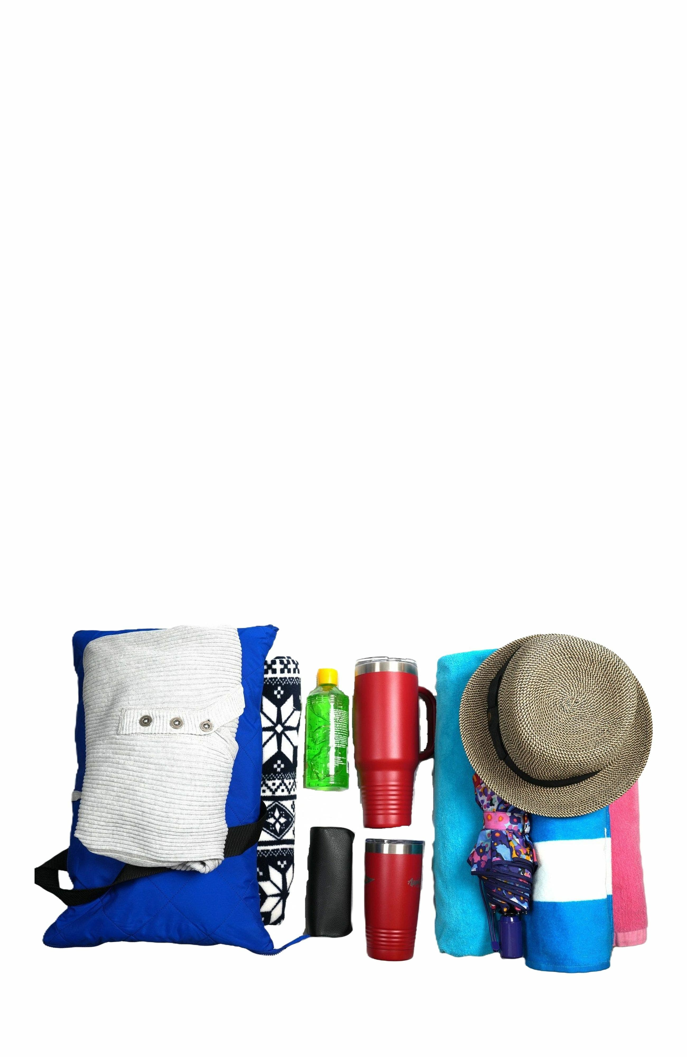 Handed By Saint Tropez Recycled Plastic Weekender Bag, Alternate, color, Dark Grey