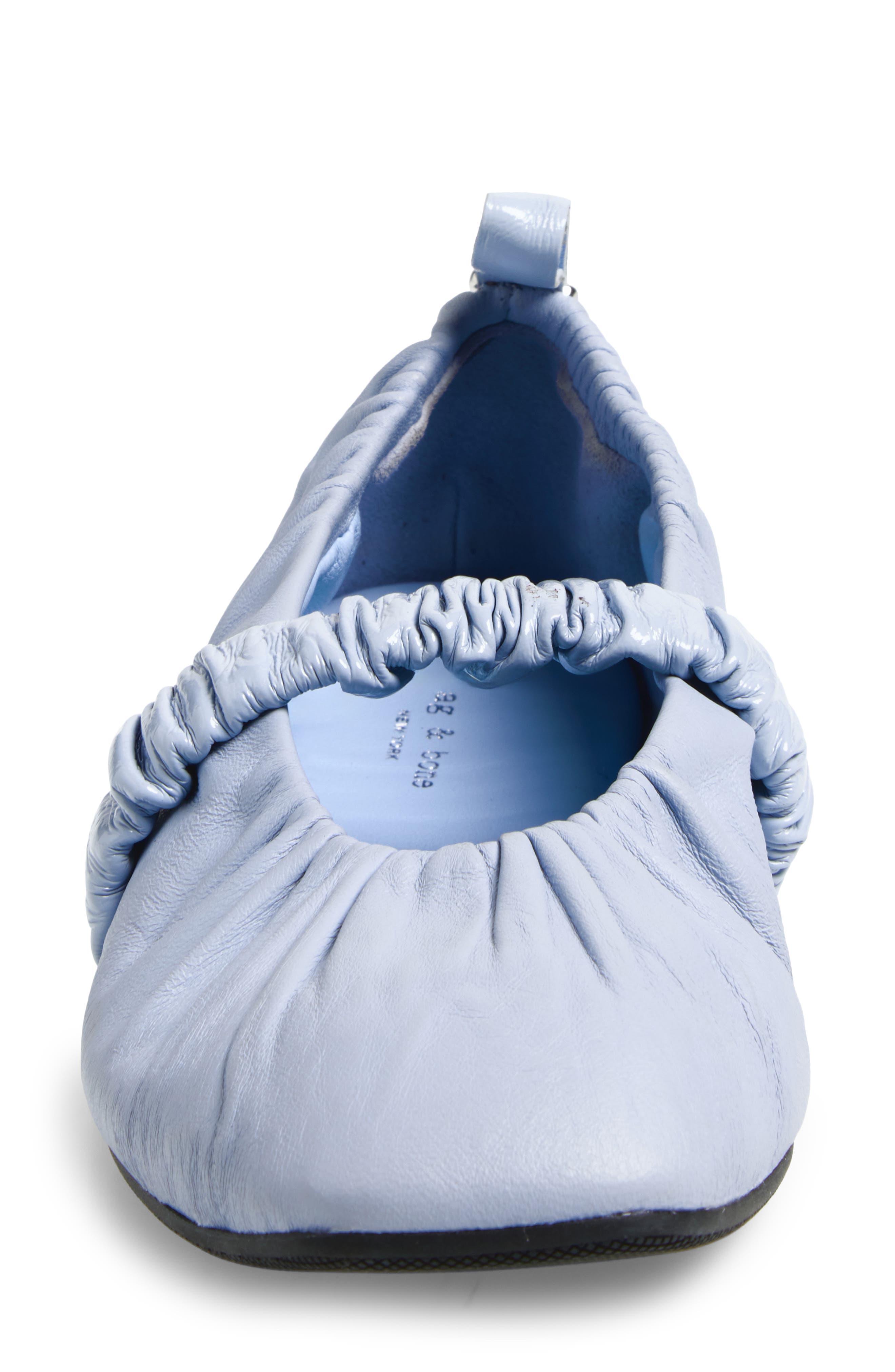 rag & bone Spire Ruched Mary Jane Flat, Alternate, color, Sky Blue