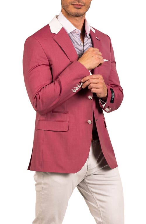Maceoo Socrate Evo Resistance13 Contrast Trim Virgin Wool Blazer