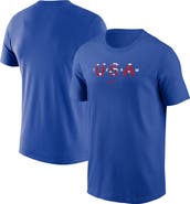 Nike Men's Nike Royal Team USA Snow Dri-FIT T-Shirt