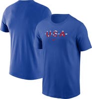Nike Men's Nike Royal Team USA Snow Dri-FIT T-Shirt