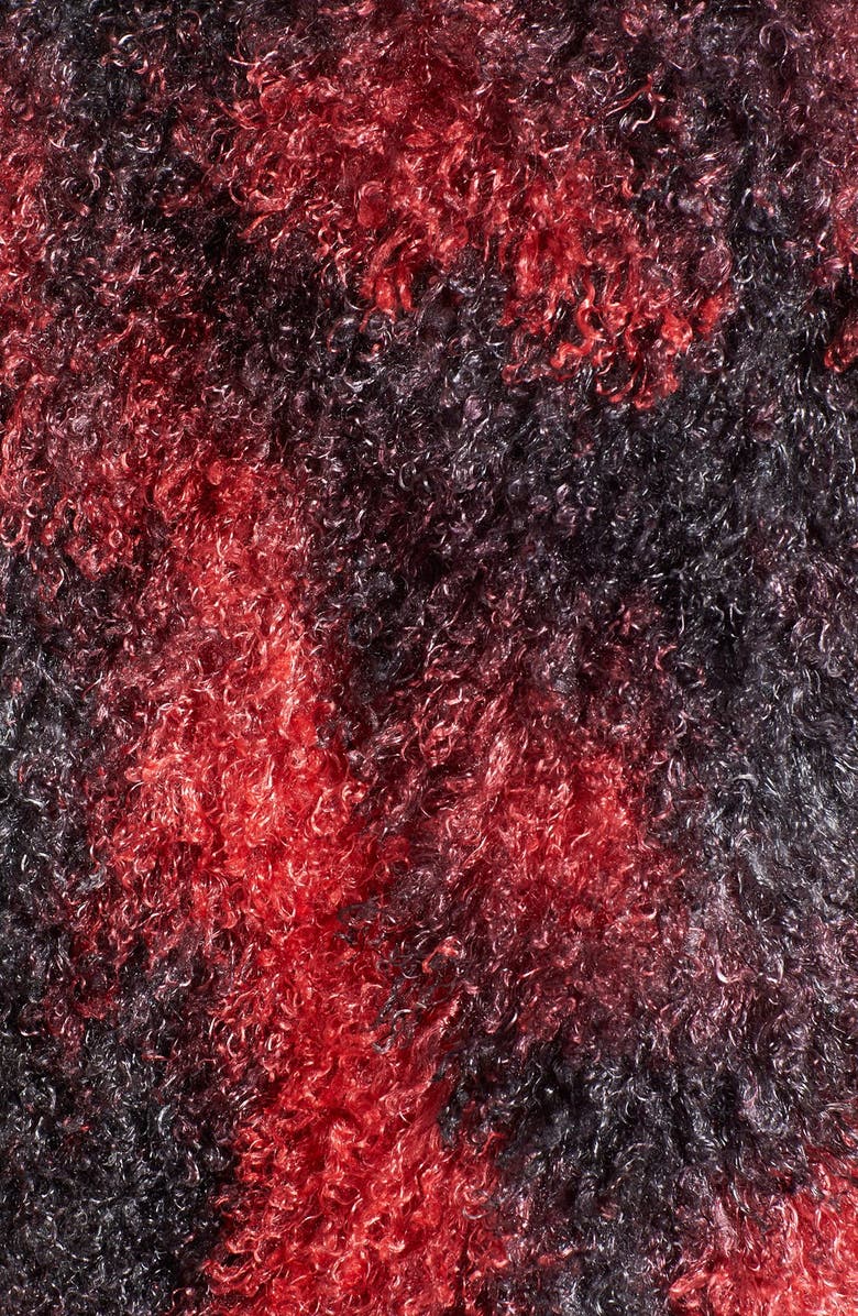 June & Hudson Loop Yarn Faux Fur Open Jacket, Alternate, color,