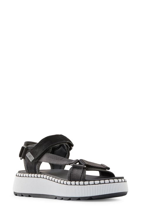 Spray Water Resistant Platform Sandal (Women)