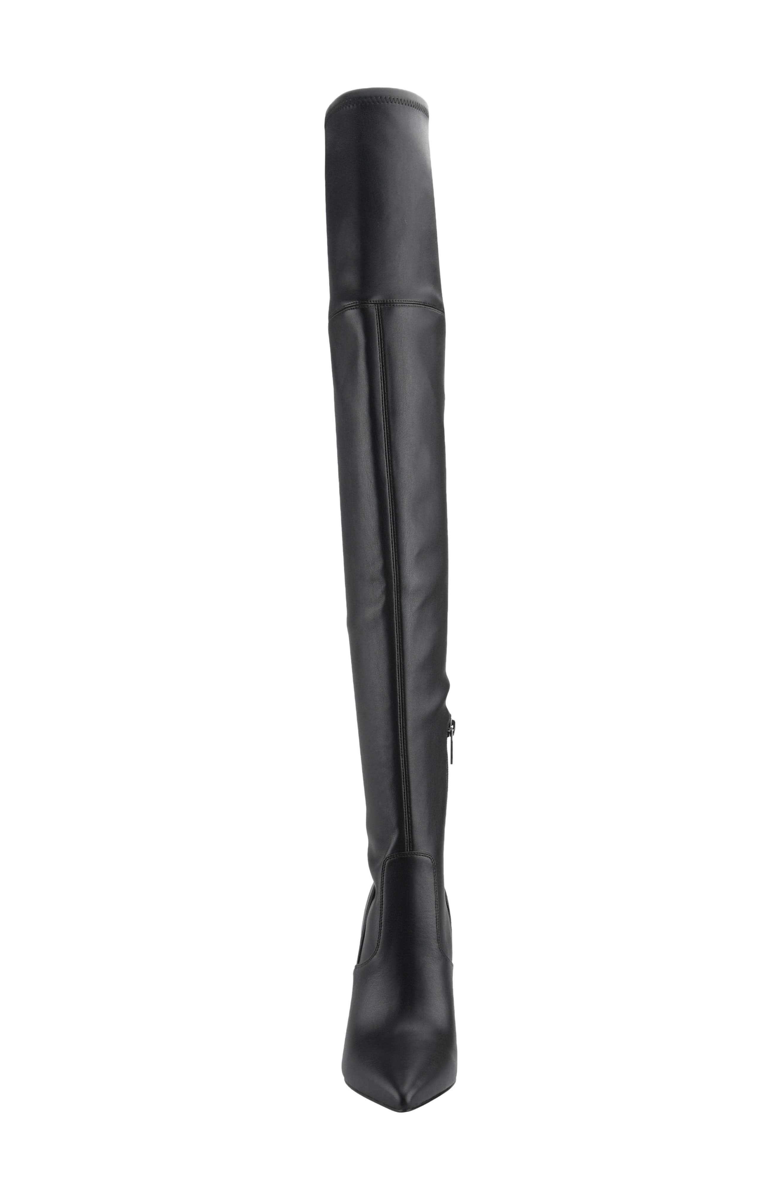 Garalyn Pointed Toe Over the Knee Boot, Alternate, color, BLACK 02