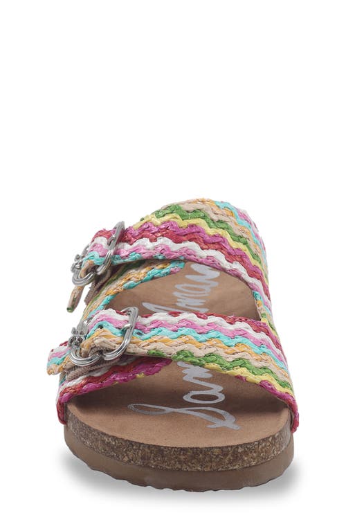 Sam Edelman Little And Big Girls Kenzie Silas Double-strap Sandals In Pink Multi