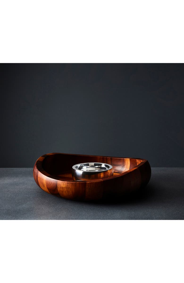 Nambé Butterfly Chip & Dip Bowl, Alternate, color, 