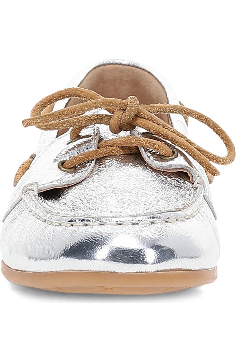 Frye Naya Boat Shoe, Alternate, color, Silver