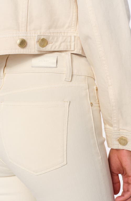 Dl1961 Mara Instasculpt Mid Rise Ankle Straight Leg Jeans In Ecru Dl Airbrushed