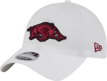 White Razorback Hat New Era Men's New Era White Arkansas Razorbacks Active Ripstop 9TWENTY ...