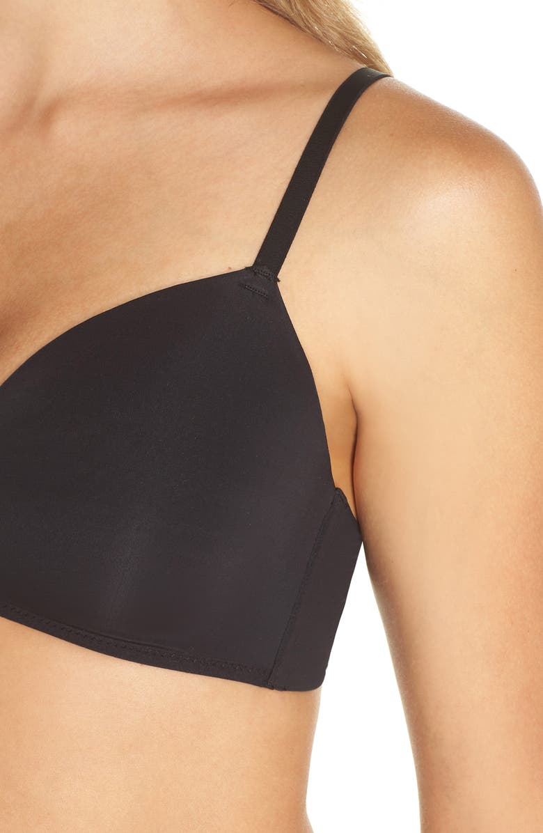 Madewell Marta Mesh Trim Wireless T-Shirt Bra, Alternate, color, 