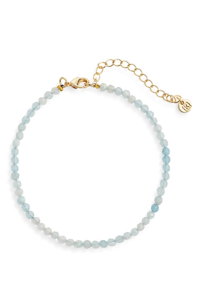 Susannah Aquamarine Bracelet, Main, color, GOLD