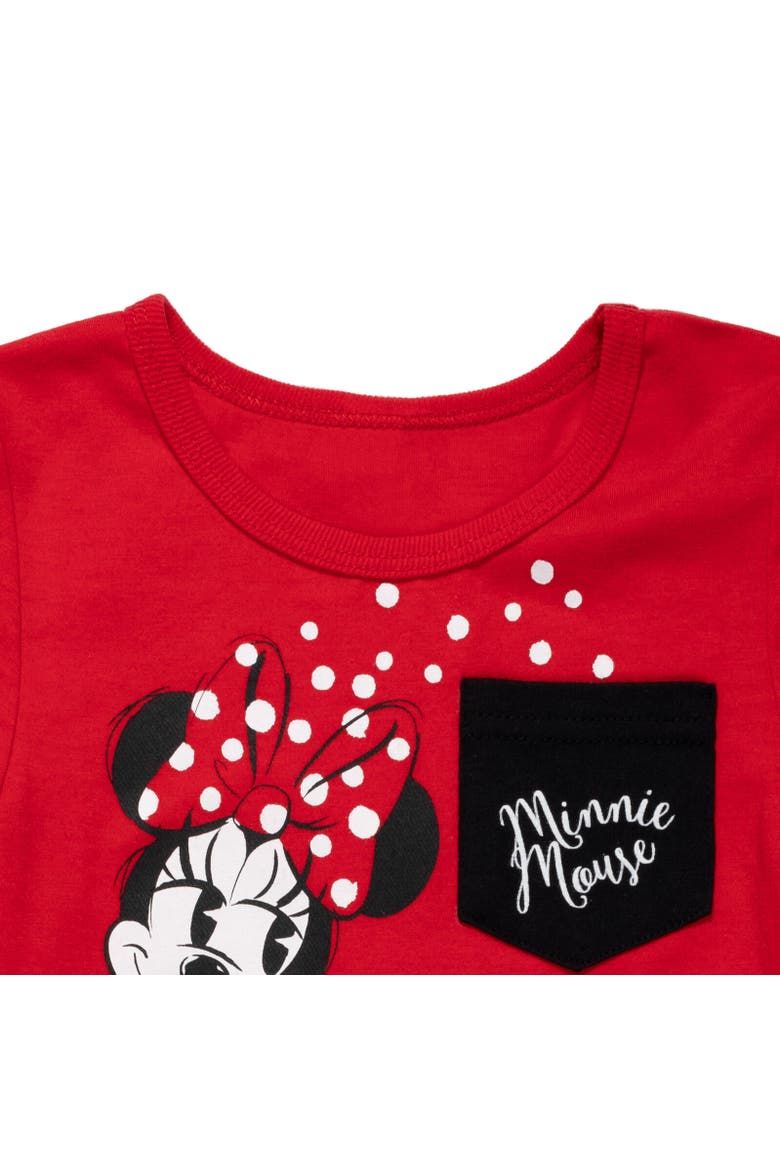 Graphic T-Shirt, Alternate, color, Minnie Mouse Red
