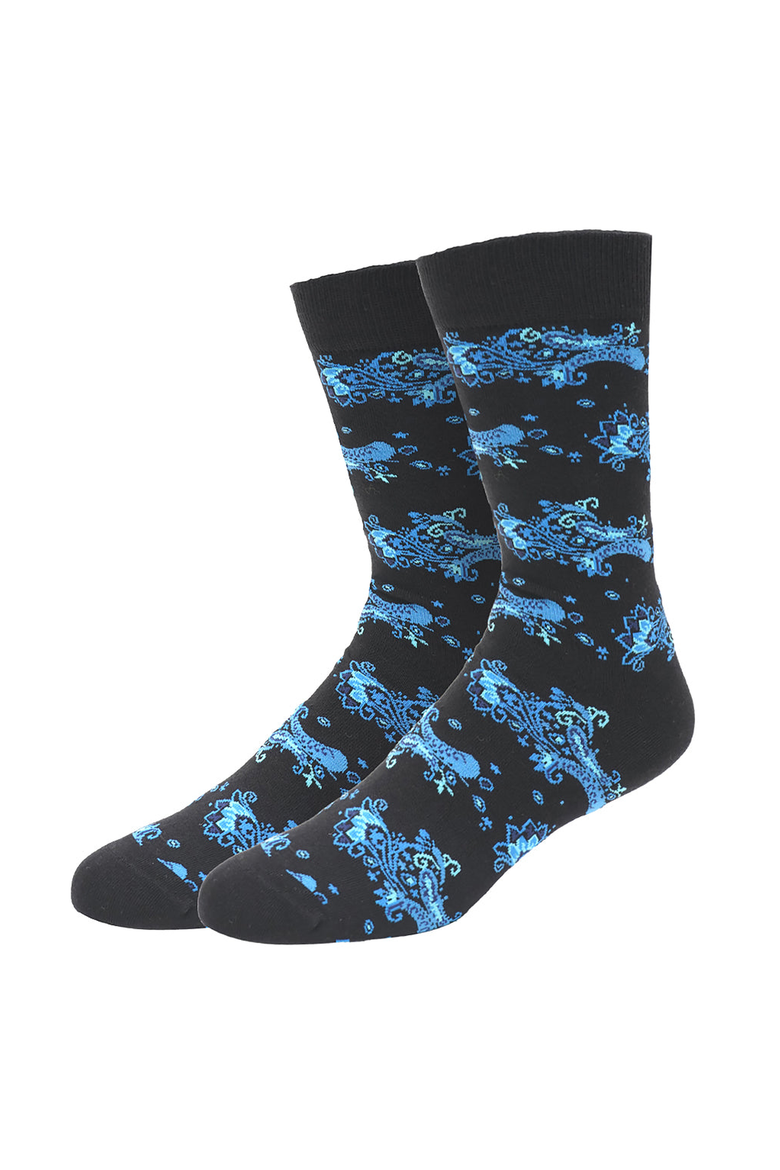 Sea Men's Socks, Main, color, Black Sea