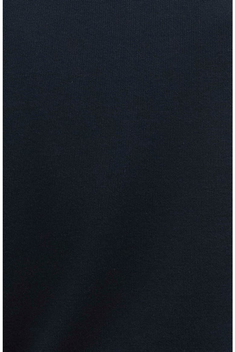 Long Sleeve Cotton Polo, Alternate, color, NAVY