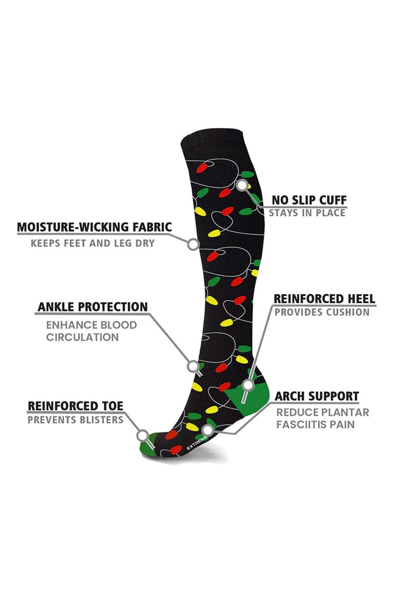 EXTREME FIT 3-Pack Ankle Length Compression Socks, Alternate, color,