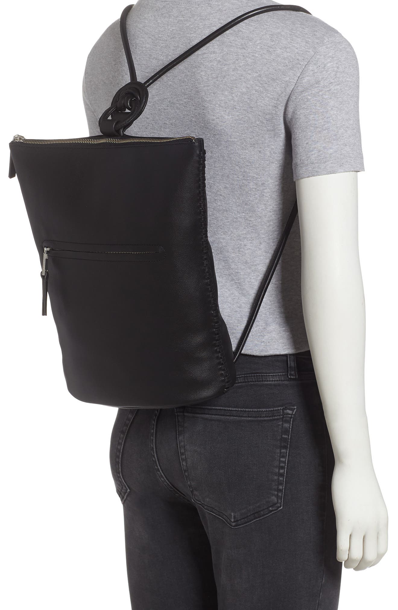 Treasure & Bond Quinn Leather Backpack, Alternate, color, 