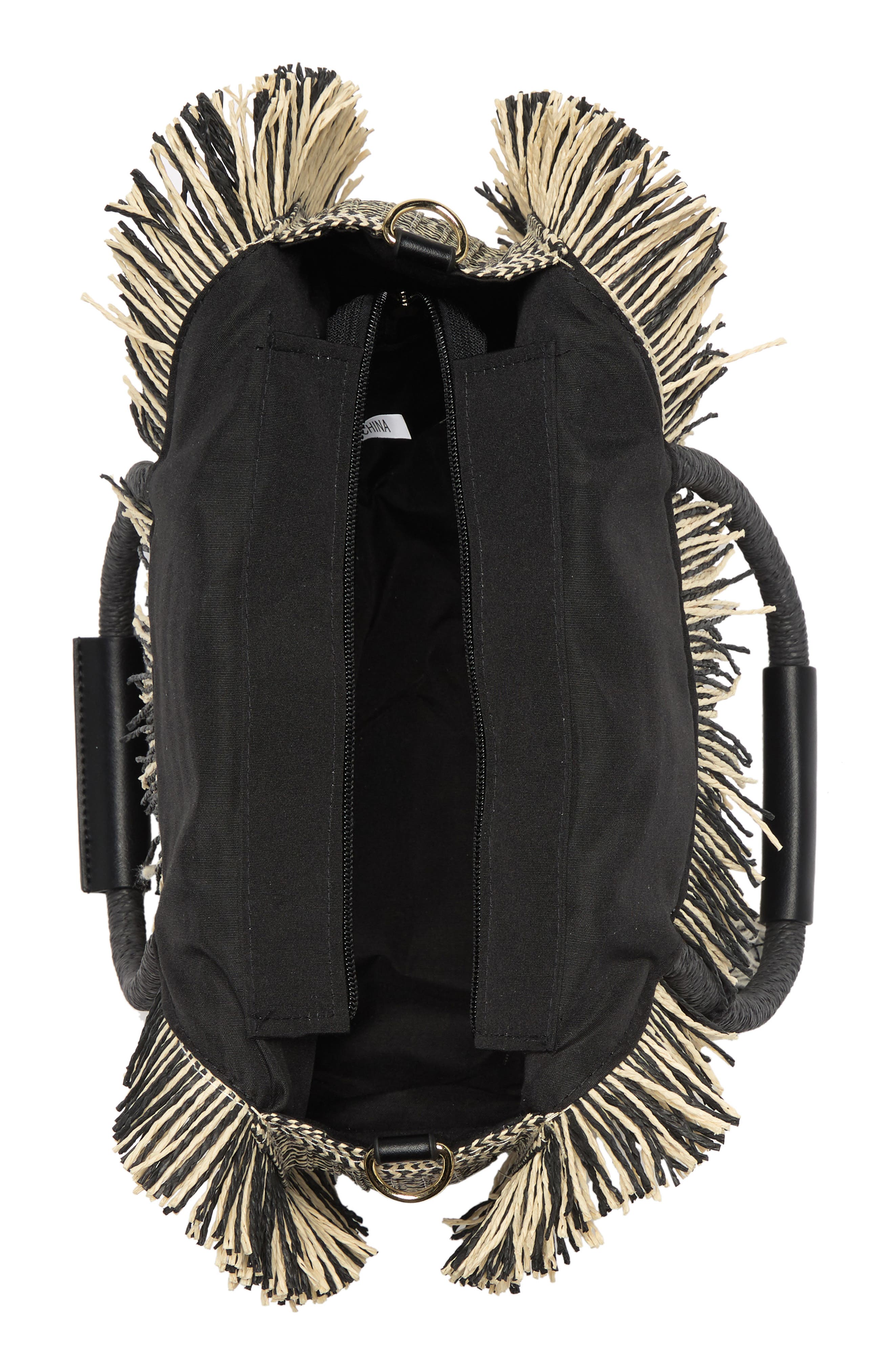 MOST WANTED USA Cricle Straw Shoulder Bag, Alternate, color, 