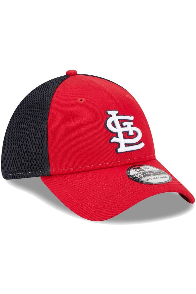 Men's New Era Red St. Louis Cardinals Team Neo 39THIRTY Flex Hat, Alternate, color, Red