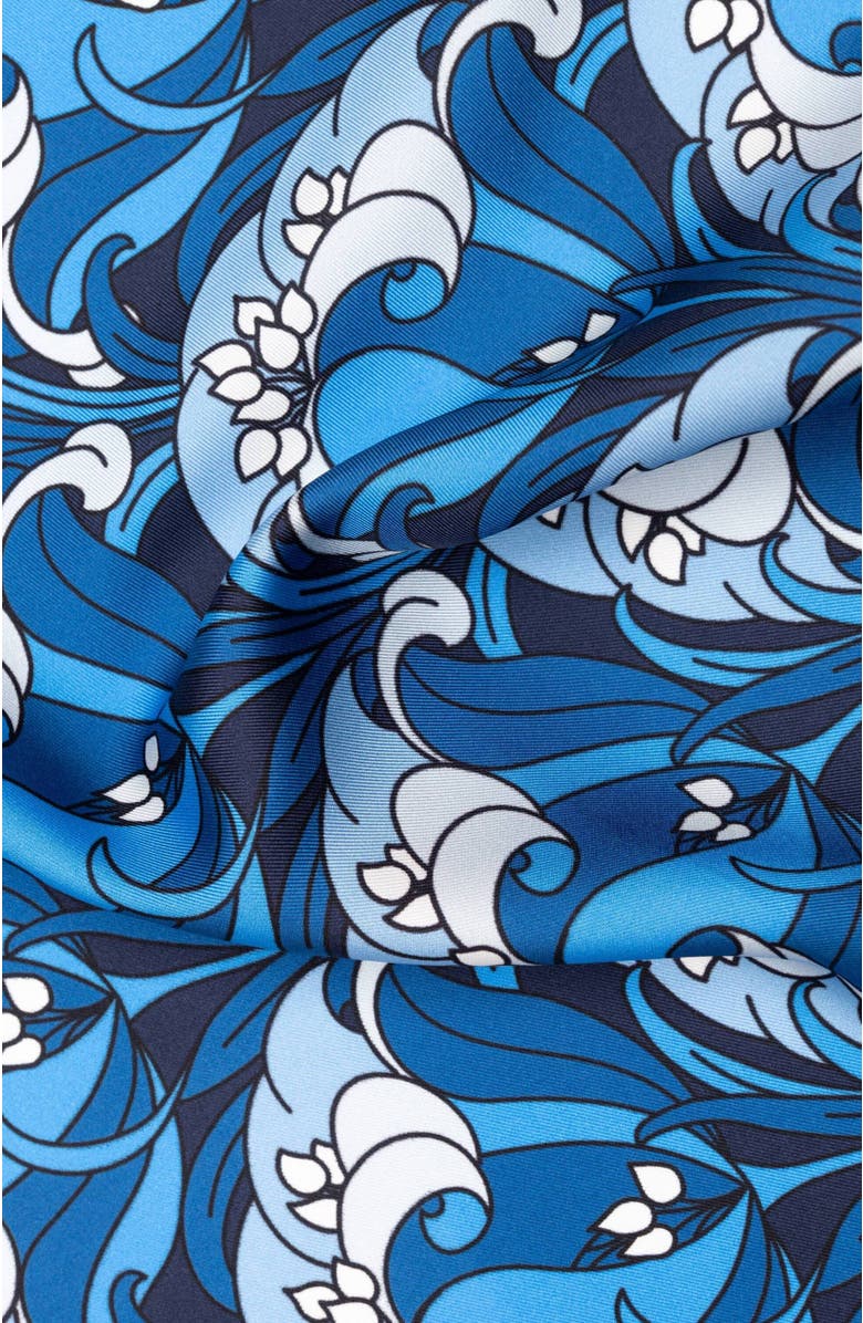 Elizabetta Taranto - Silk Pocket Square for Men, Alternate, color, Blue