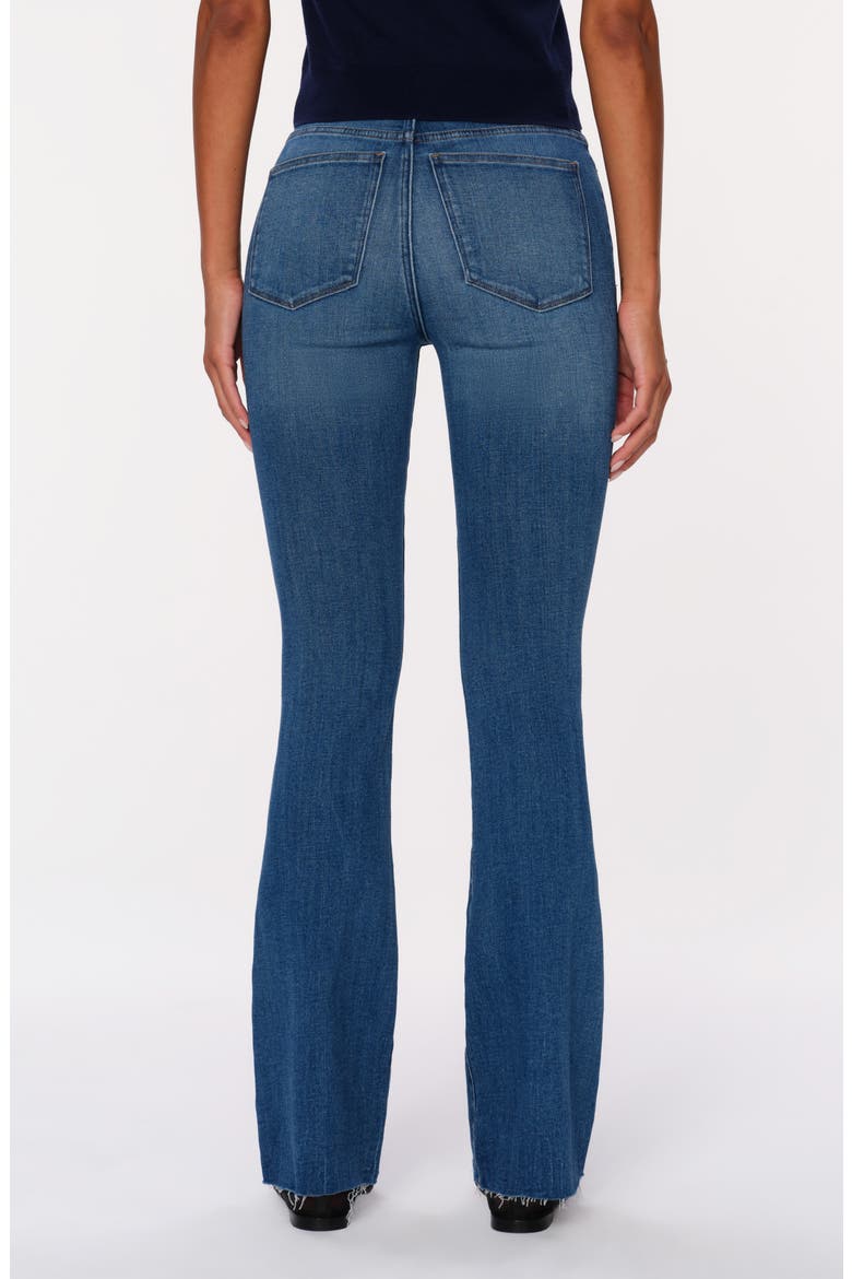 Bridget Instasculpt Raw Hem High Waist Bootcut Jeans, Alternate, color, PALM SPRINGS DL AIRBRUSHED