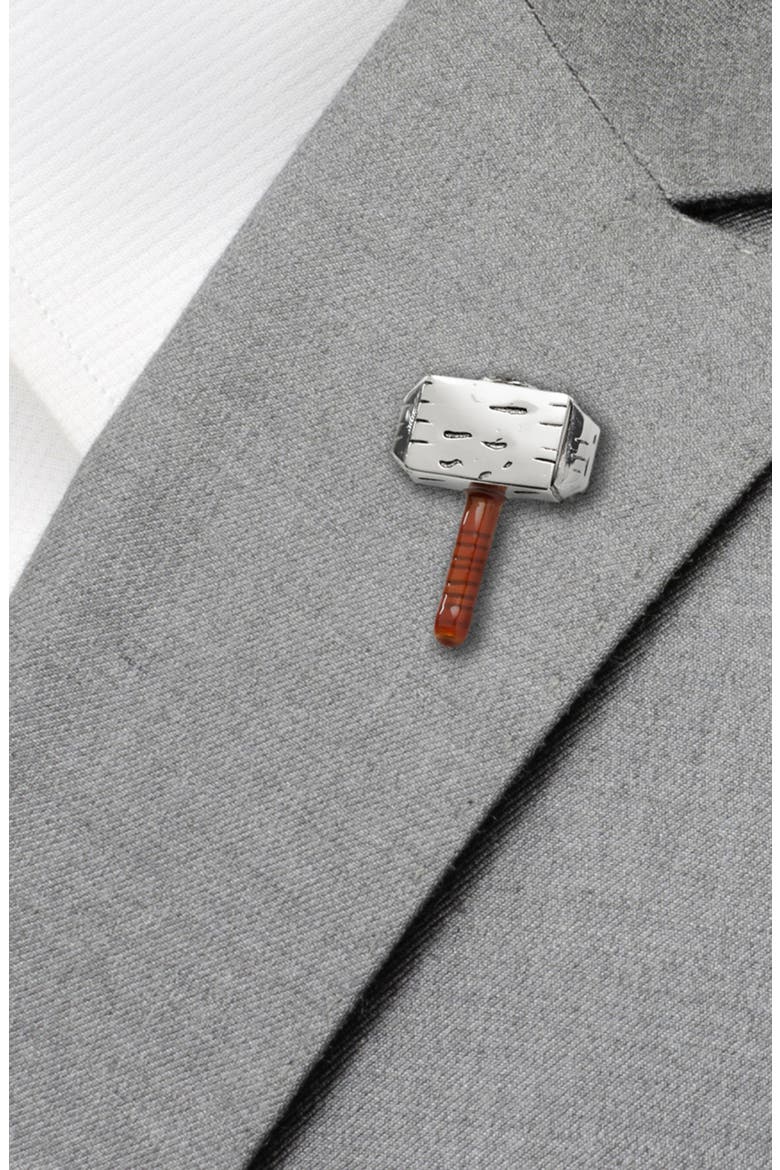 Thor Crew Socks & Lapel Pin Set, Alternate, color, MULTI