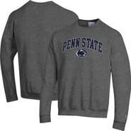 Champion Men's Champion Heather Charcoal Penn State Nittany Lions Arch Over Logo Pullover Sweatshirt