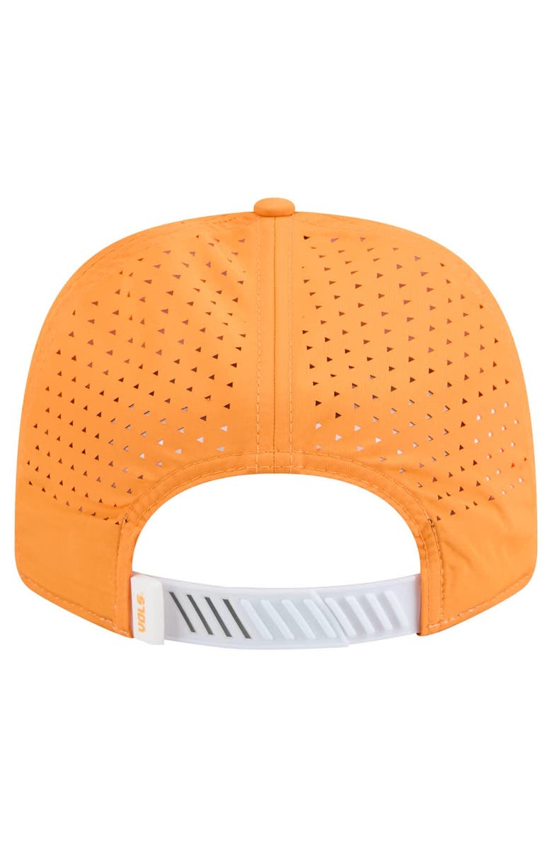 New Era Men's New Era White/Tennessee Orange Tennessee Volunteers Perforated Patched 9SEVENTY Adjustable Hat, Alternate, color, White