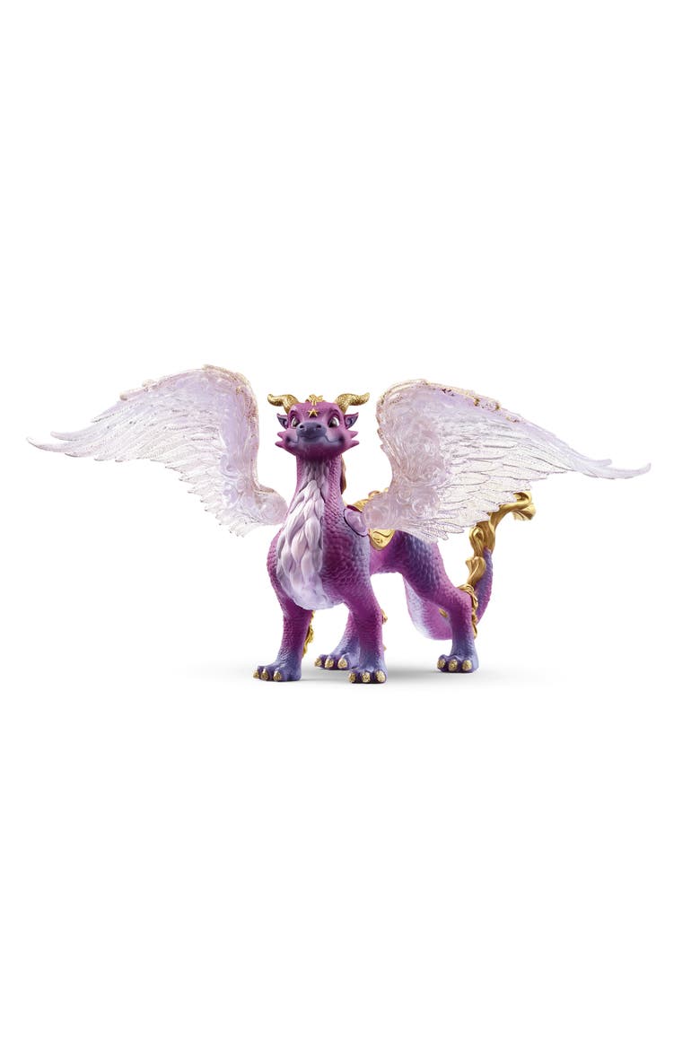 Bayala, Night Sky Dragon Purple & Gold Figurine, Alternate, color, Purple