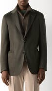 ZEGNA Oasi Cashmere Sport Coat with Detachable Bib