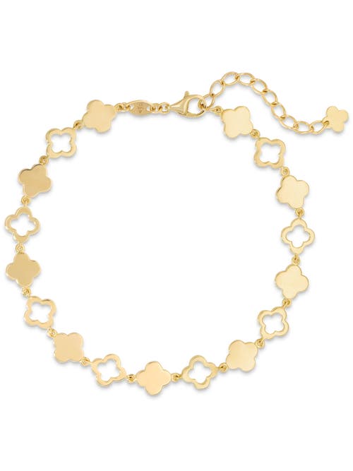 Devata Clover Chain Bracelet In Gold