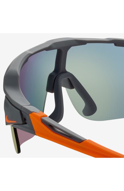 Nike Flyfree 72mm Shield Sunglasses In Gray