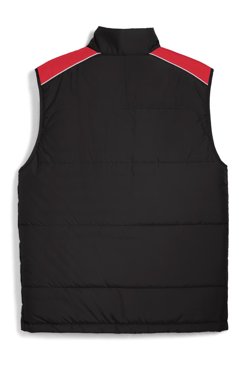 PUMA Ferrari MT7 Quilted Vest, Alternate, color, Puma Black