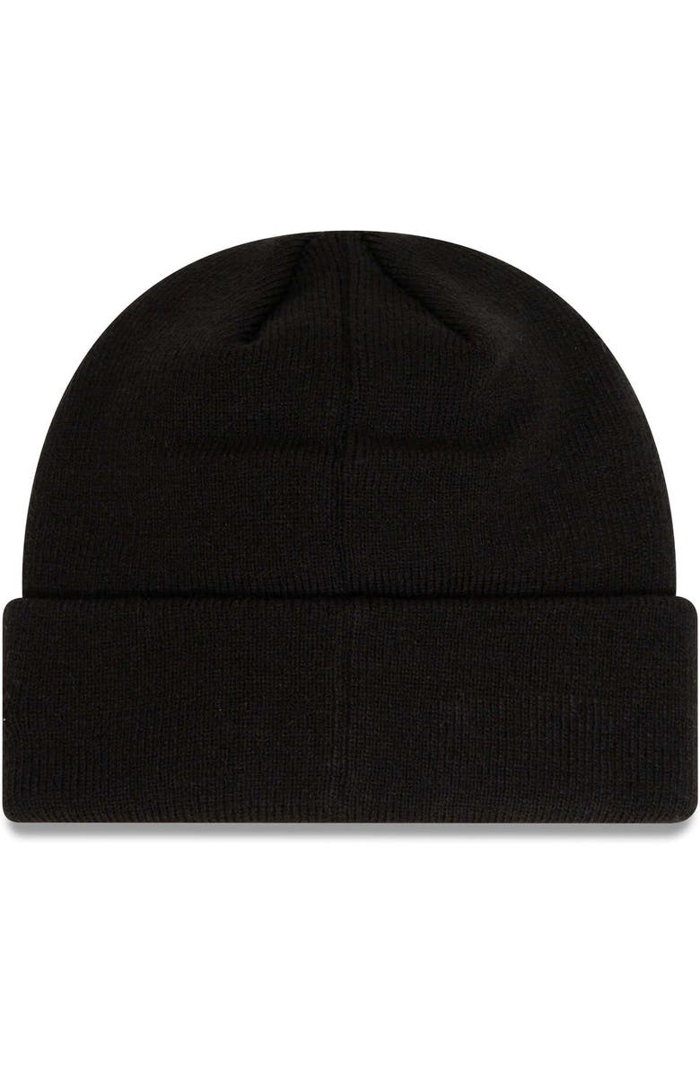 New Era Youth New Era Black Manchester United Wordmark Cuffed Knit Hat, Alternate, color, Black